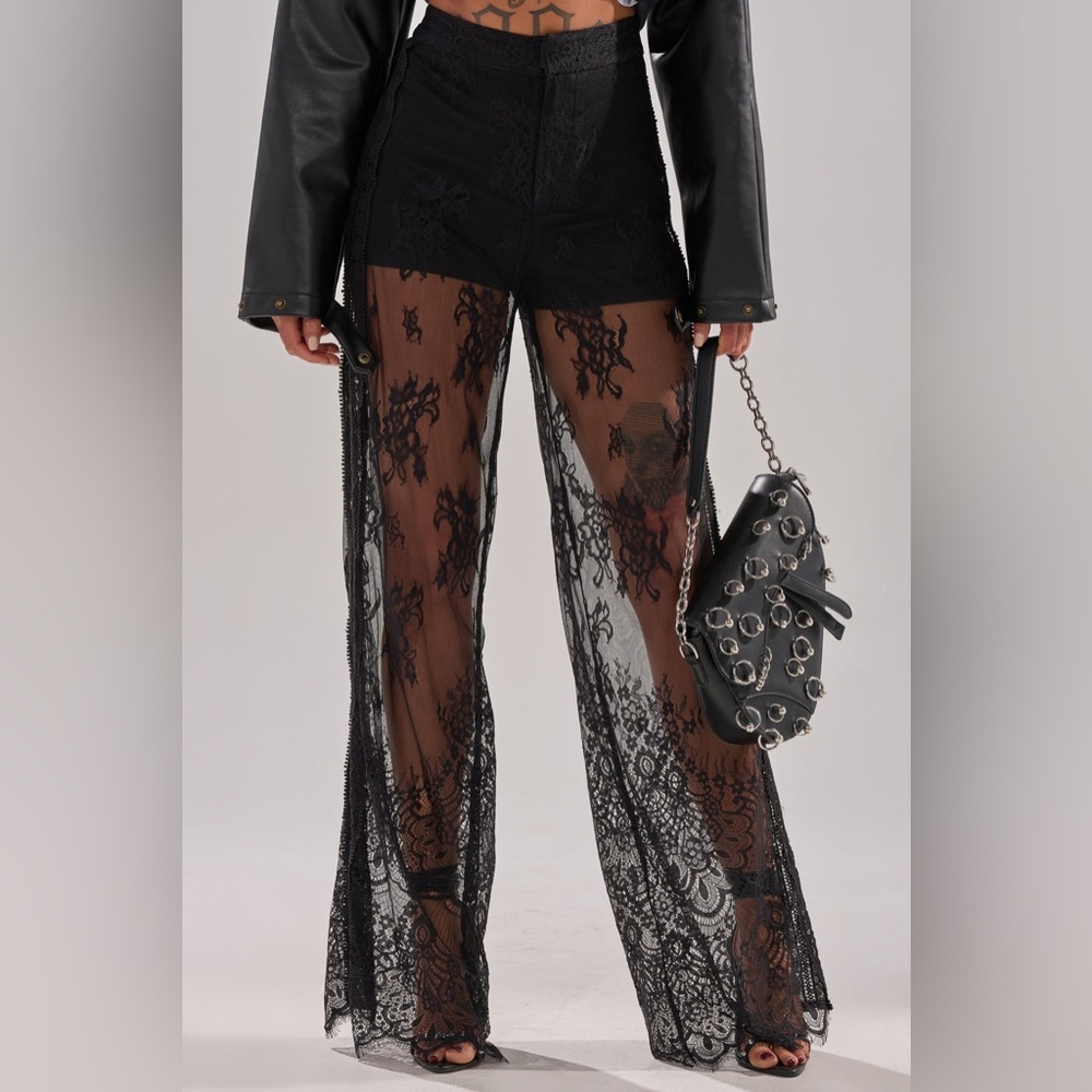 Akira Miss Me Yet Lace Trouser